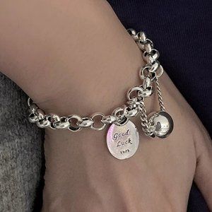 *NEW 925 Sterling Silver Chunky Chain Bracelet